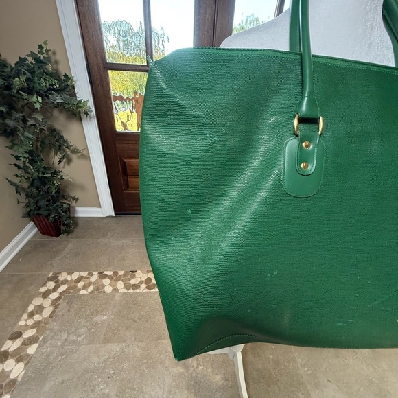 Christian Dior Large Great Weekender Canvas Luxury Duffle Bag Green. Unisex Bag - Picture 6 of 10
